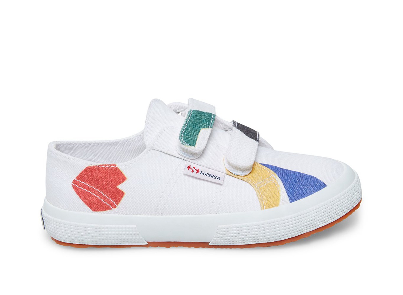 Superga Sneakers Kids - 2750 Cotjstrap Fancolorfigures - White - WIMEK2137